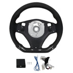 Real Carbon Fiber Racing LED Steering Wheel for BMW 335i M3 E92 320i (2006–2013)