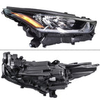 LED Headlight Chrome Housing Right Side for Toyota Highlander (2020–2022)