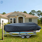 Boat Cover for V-Hull Tri-Hull 14-16FT (Trailerable, Waterproof)