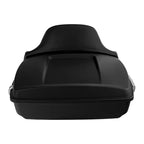 Matt Chopped Trunk Backrest Mount Rack for Harley Touring Street Glide (2009–2013)