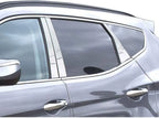 6pc. Luxury FX Stainless Pillar Posts for 2013-2018 Hyundai Santa Fe 4D Sport