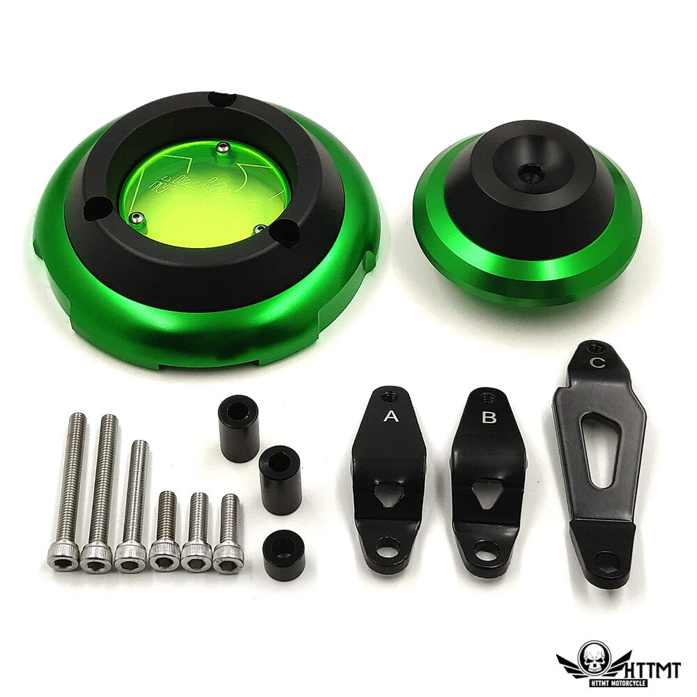 CNC Engine Cover Guard Case Kit for Kawasaki Ninja 400 (2018–2019)
