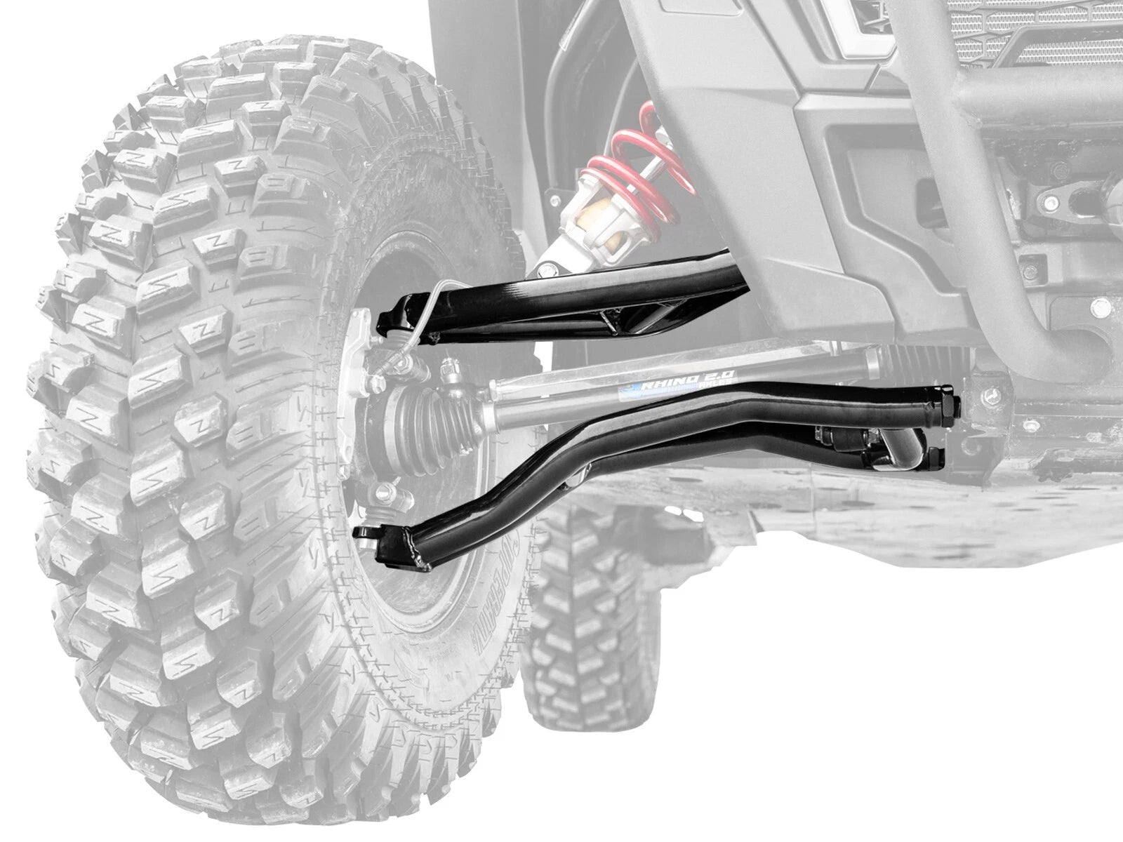 SuperATV Atlas Pro A-Arms for Polaris RZR XP 1000 (2014–2020) - 1.5" Offset, Black