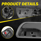 Inner Door Handle for Toyota Camry (2002-2006) Gray Left Driver