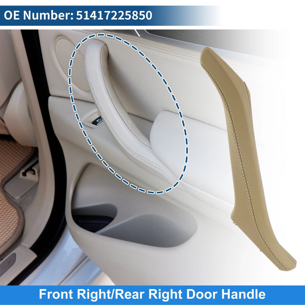 Inner Door Panel Handle for BMW F10 F11 F18 (2010–2017) No. 51417225850 Beige