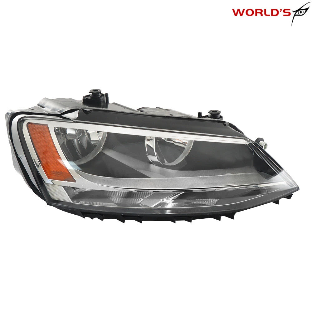 Headlight for Volkswagen Jetta (2011–2018) Passenger Side Halogen