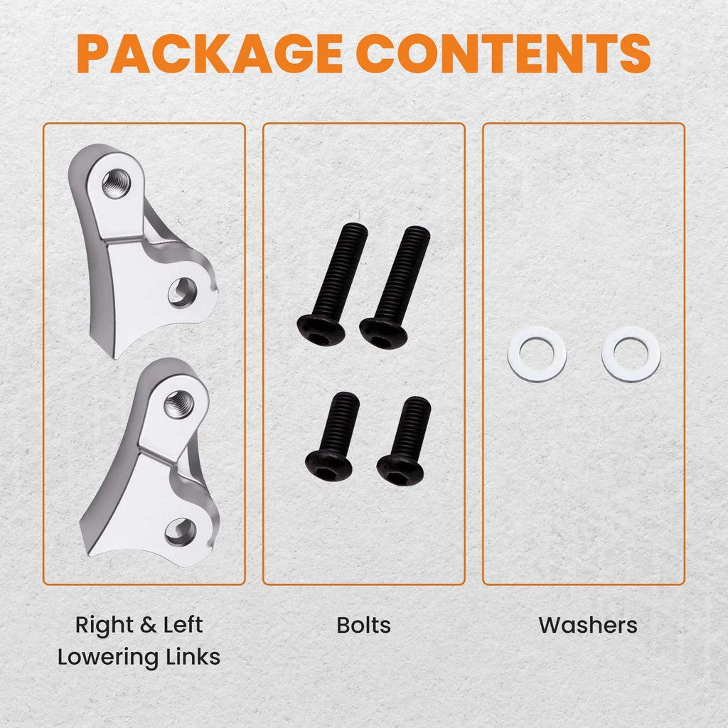 1" Rear Lowering Kit for Harley-Davidson Road Glide (2008-2023)