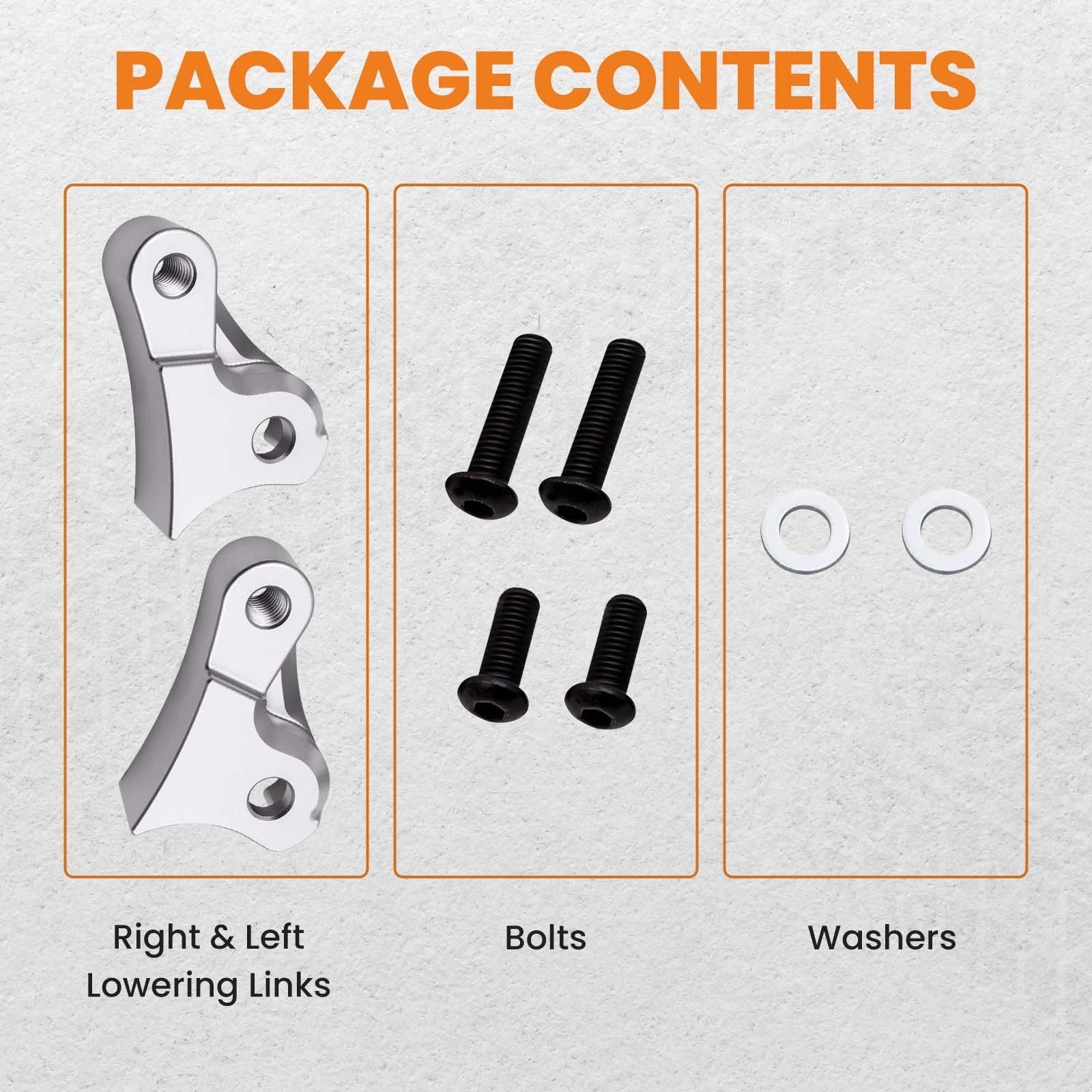 1" Rear Lowering Kit for Harley-Davidson Road Glide (2008-2023)