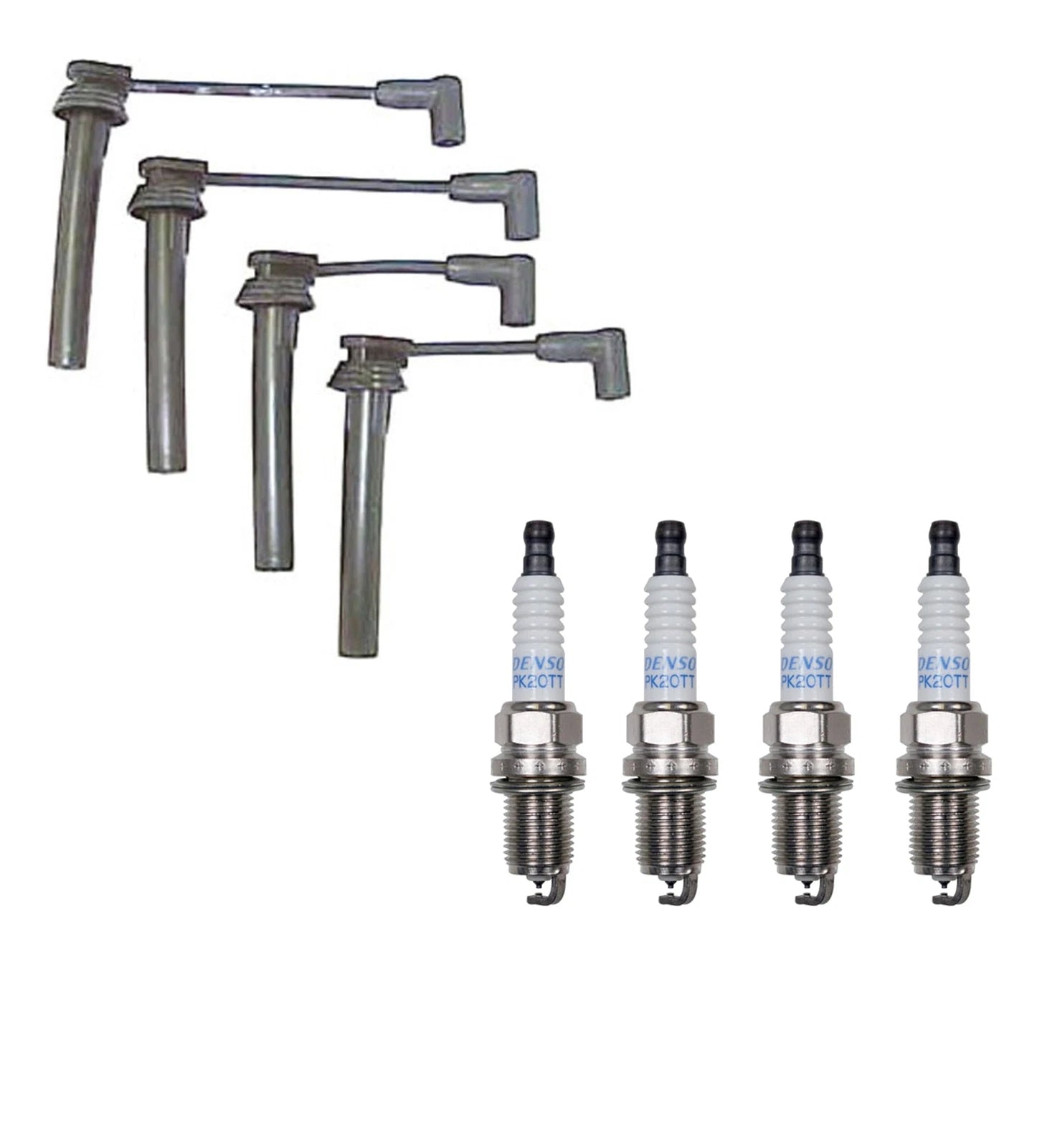 Denso Wire Set & 4 Platinum TT Spark Plugs for Dodge Plymouth 2.0 L4