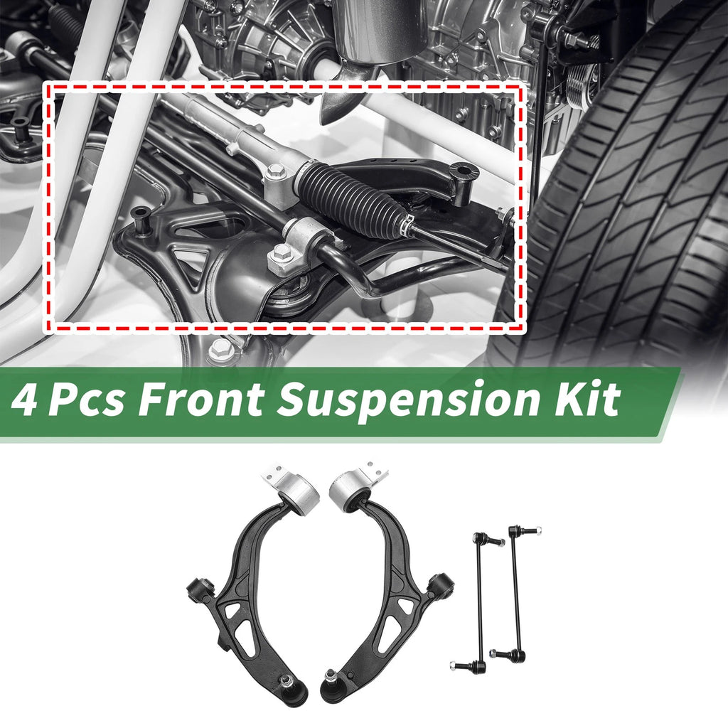 Set of 4 Front Lower Control Arms for Ford Explorer (2011–2018) No.K622215/K622216/K750616