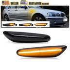 Sequential Smoked LED Side Marker Lights for BMW E60 E61 E82 E88 E90 E91 E92 E93