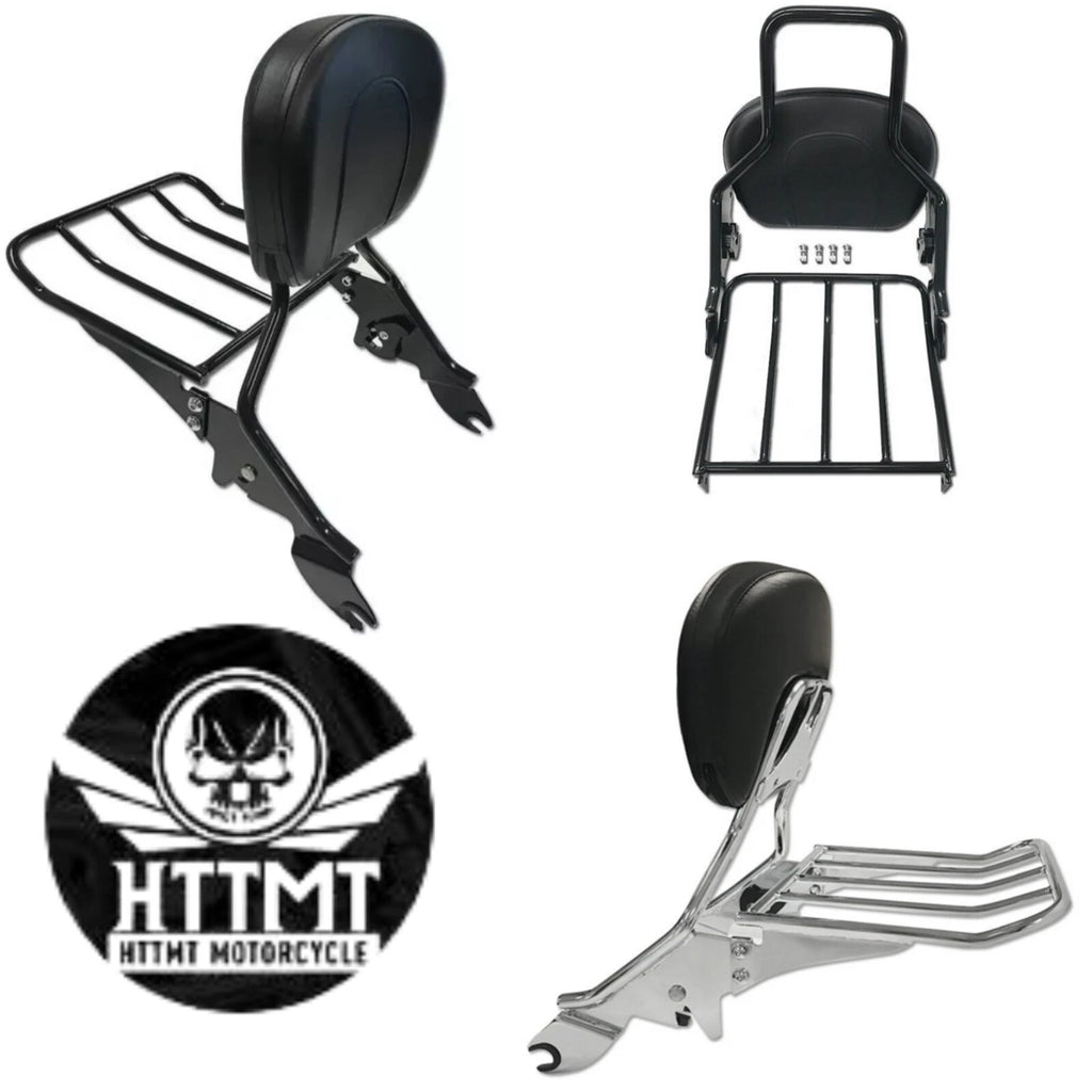 Backrest Sissy Bar with Luggage Rack for Harley Road Street Electra Glide (2009–Present)
