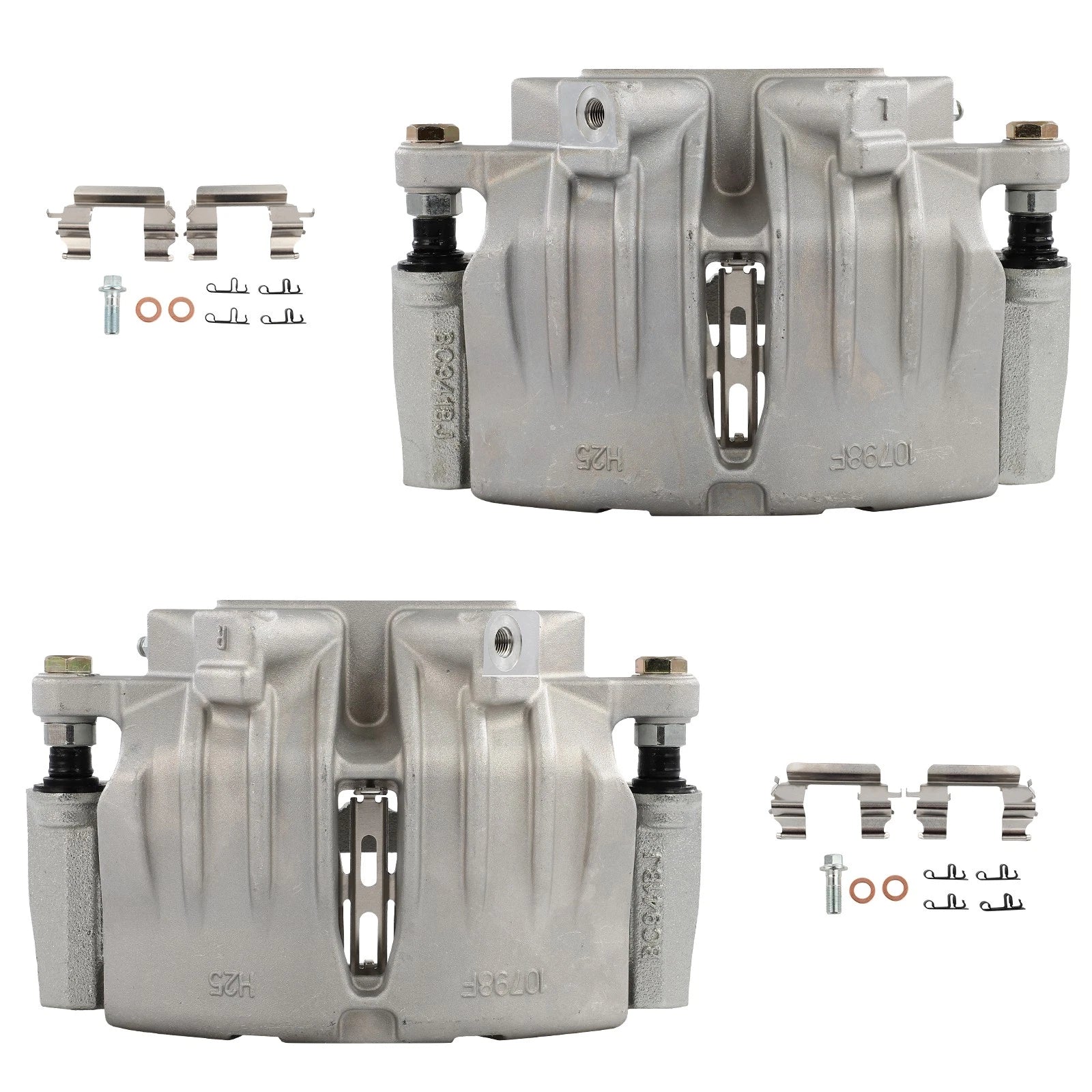Set of 2 Front Brake Calipers for Chevrolet Trailblazer (2002–2005)