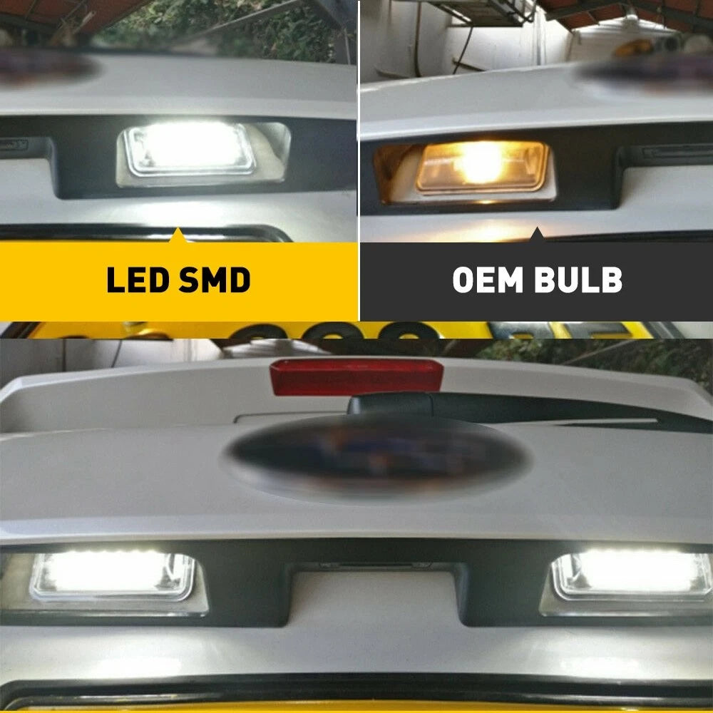 LED License Plate Light Lamp Set for Subaru XV Crosstrek (2013–2023)