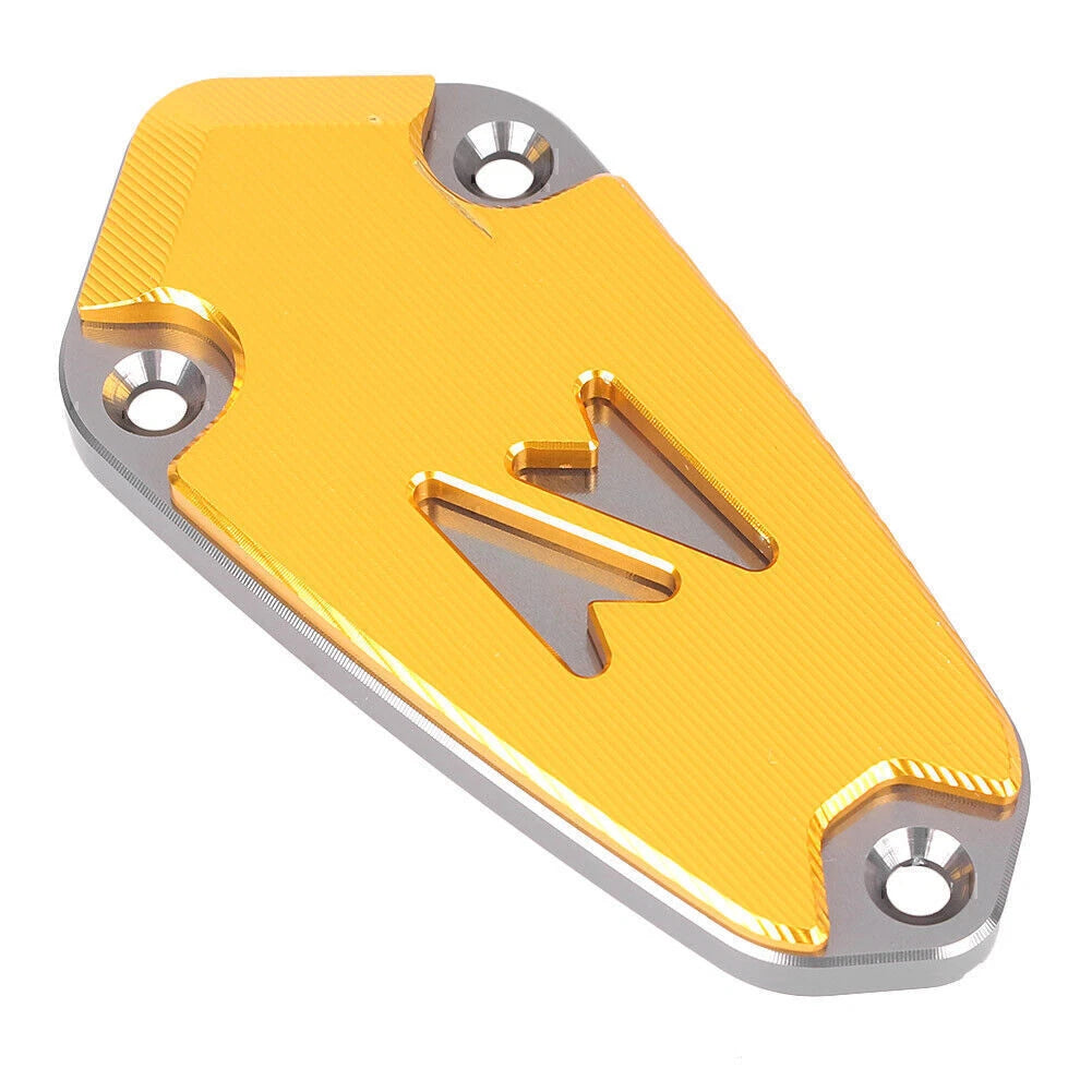 Gold Front Brake Fluid Reservoir Cover for Kawasaki Z1000 (2010–2017)