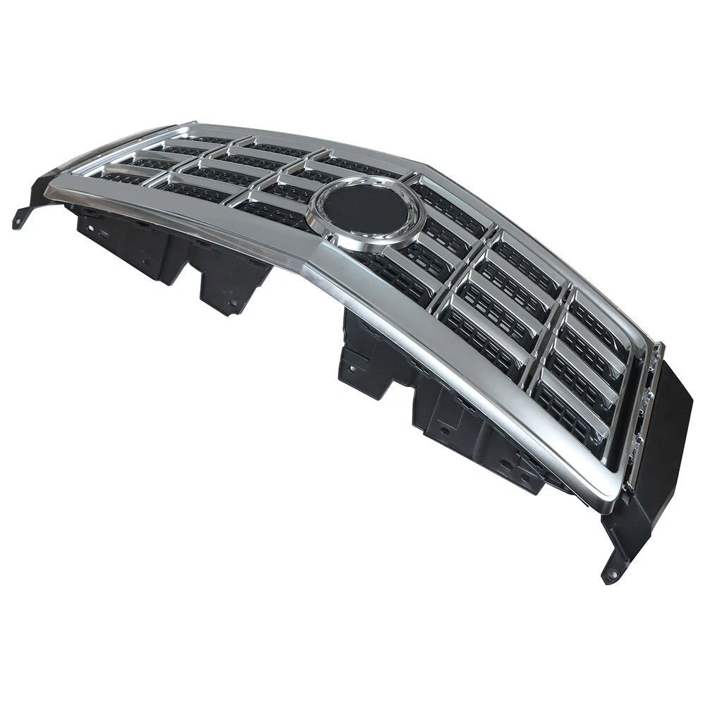 Front Bumper Upper Grille for Cadillac XTS (2013–2015) Chrome Black