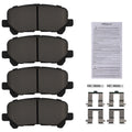Set of 4 Rear Ceramic Brake Pads for Acura MDX (2007–2013), ZDX (2010–2013), Honda Pilot (2009–2015)
