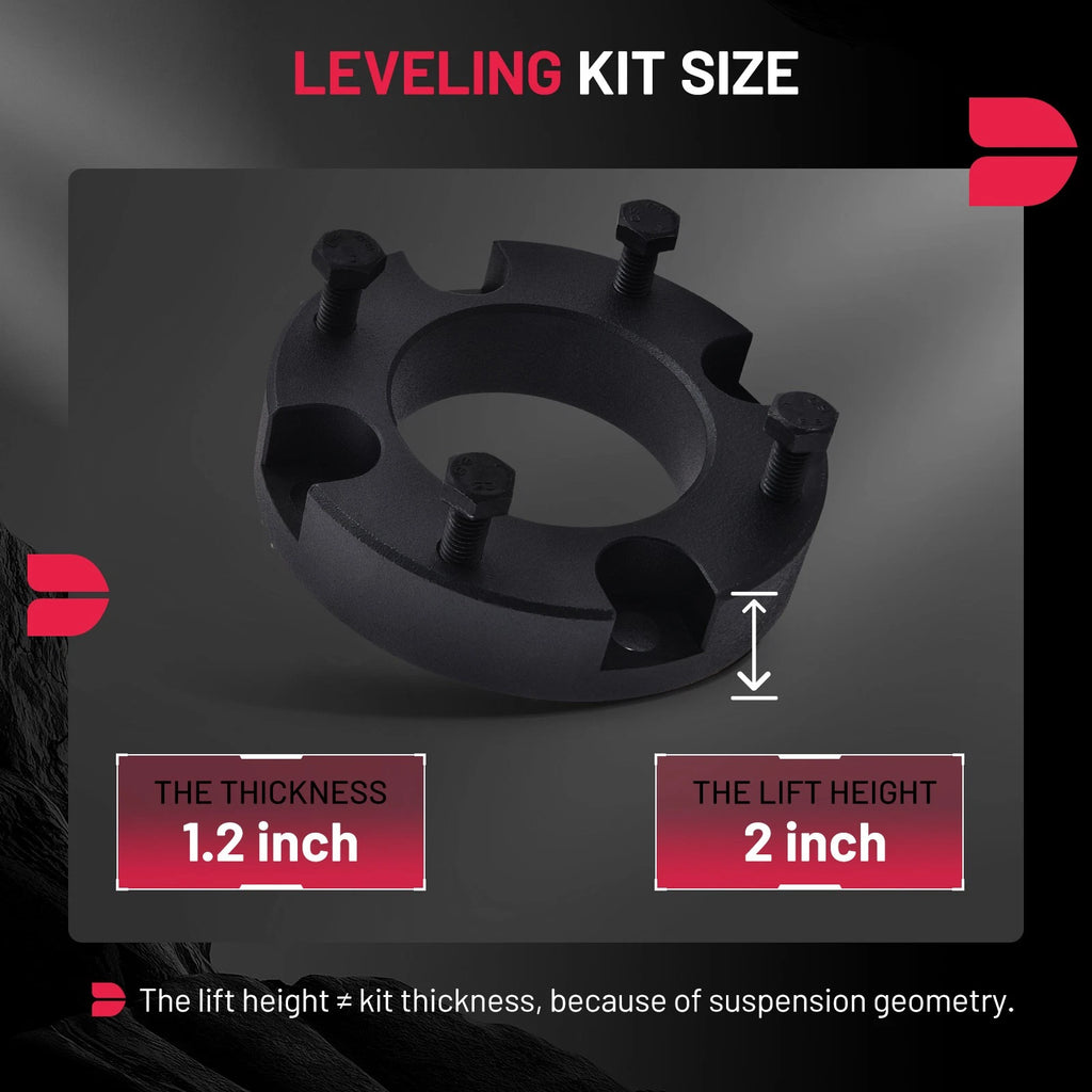 2'' Front Leveling Lift for Toyota Tundra Sequoia (2007–2023)