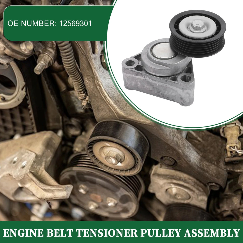 Engine Belt Tensioner Pulley Assembly for Chevrolet SS (2014–2017) No. 12569301