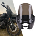 6" Front Fairing & 15" Smoke Windshield for Harley Dyna FXDB FXDL (2006–2017)