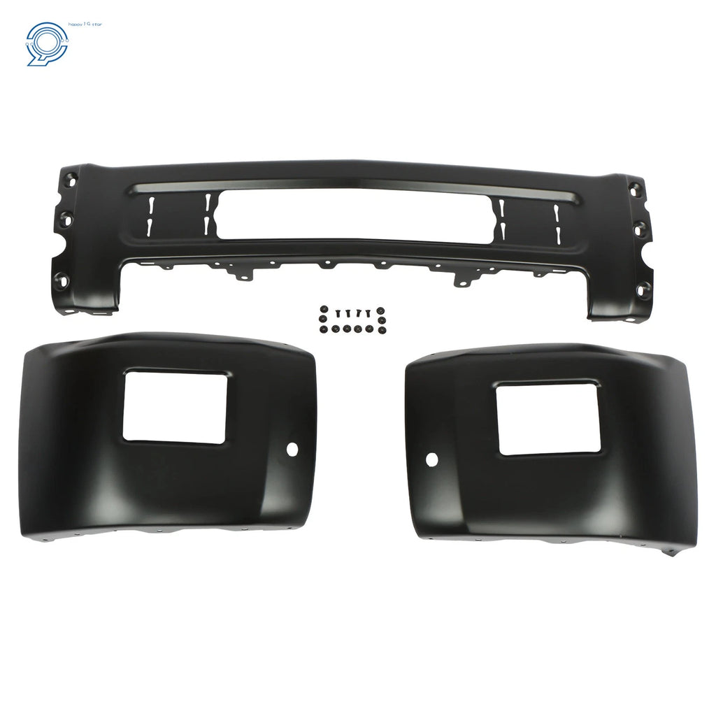 Front Bumper for Chevy Silverado 2500 3500 (2015–2019) W/ Holes, Split-Type