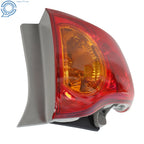 Set of 2 Chrome Tail Lights for Toyota Corolla (2009–2010)