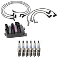 Hitachi Ignition Coils & Denso 6 Iridium Spark Plugs Wire Set for Windstar (1995–2003)