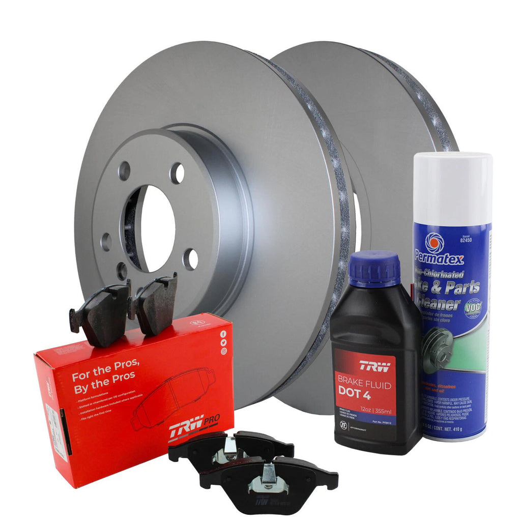 Front Brake Kit 332mm Disc Rotors & TRW Pads for BMW X5 (E53)