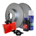 Front Brake Kit 332mm Disc Rotors & TRW Pads for BMW X5 (E53)