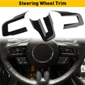 Steering Wheel Cover Trim for Ford Mustang (2015–2023) Carbon H