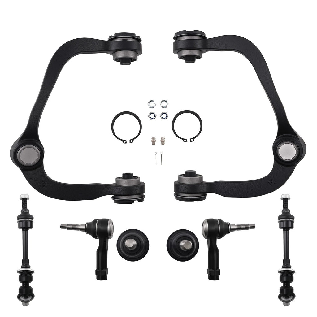 8pc Front Upper Control Arm Stabilizer Link Tie Rod for F150 MARK LT (2005–2008)