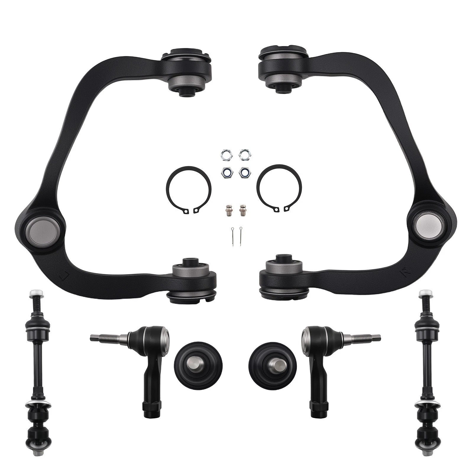 8pc Front Upper Control Arm Stabilizer Link Tie Rod for F150 MARK LT (2005–2008)