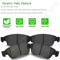 Front Brake Pads and Rotors for Honda Pilot (2003–2008)