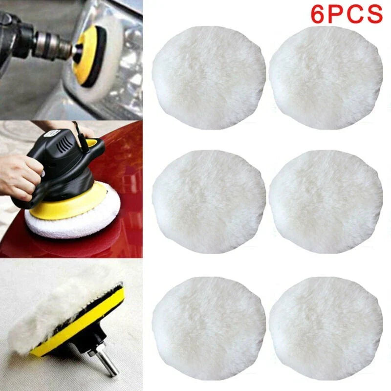 Polishing Pad 9–10 Inch Imitation Lamb Cashmere Soft Wool White 240mm