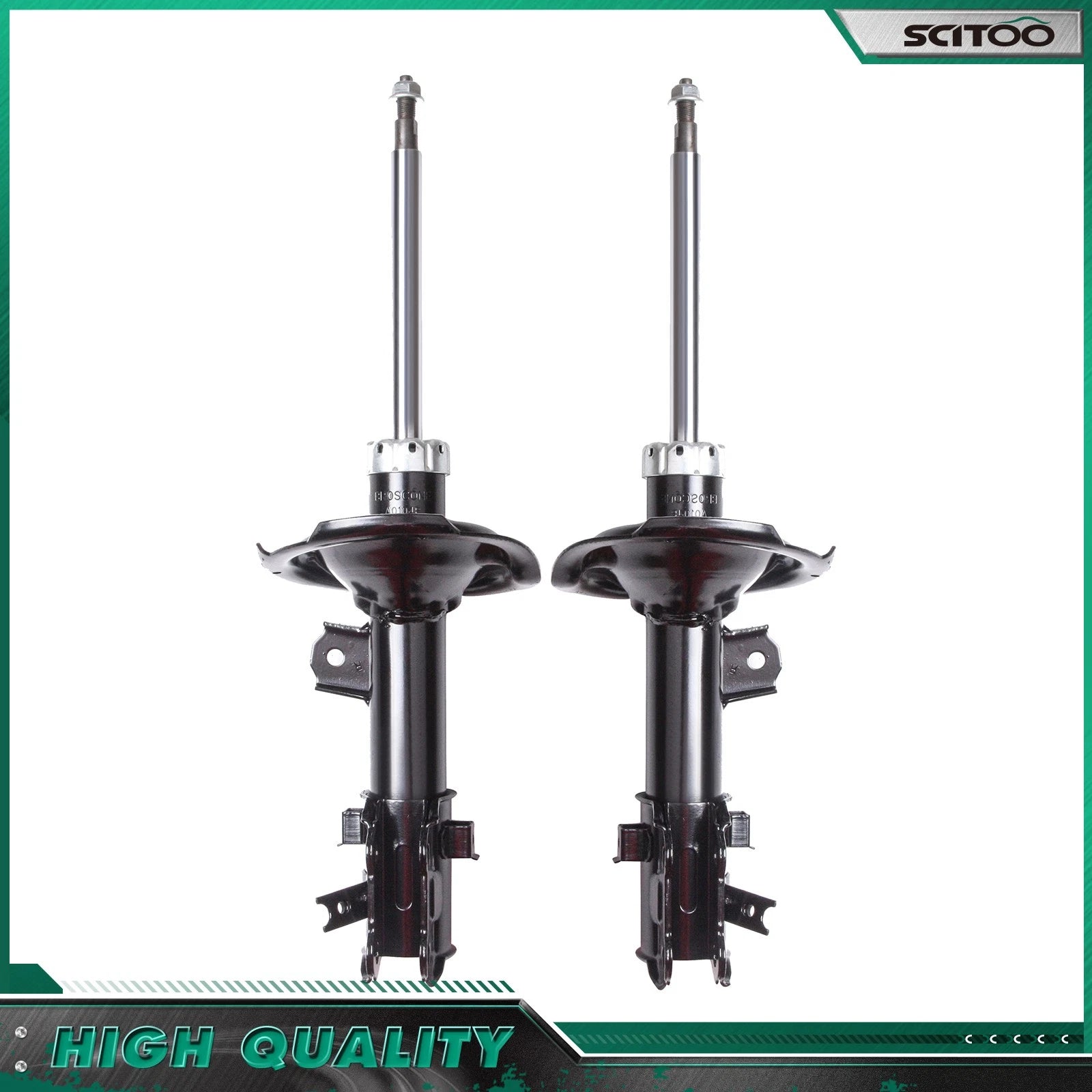 Front Pair Struts Shocks for Hyundai Accent Kia Rio Rio5 (2006–2011)