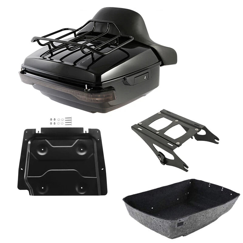 Trunk Backrest Luggage Mount Rack for Harley Road Glide (2014–2026)