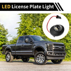 2pcs License Plate Light for Ford F-150 F-250 F-350 (1990–1999) Clear Lens