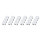 6x Double Hole Sliding Door Lock Block Limiter for Window Positioning (N/A)
