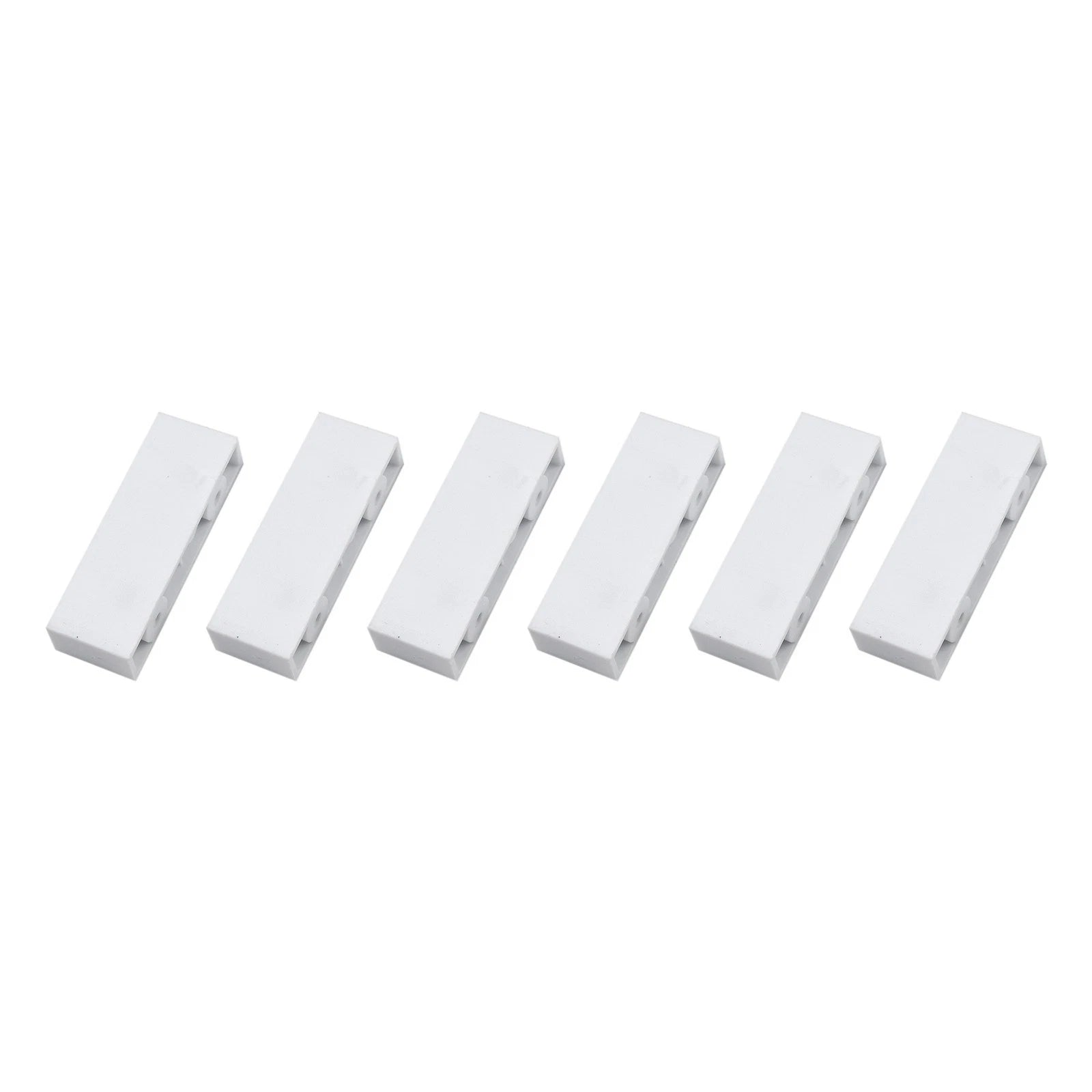 6x Double Hole Sliding Door Lock Block Limiter for Window Positioning (N/A)