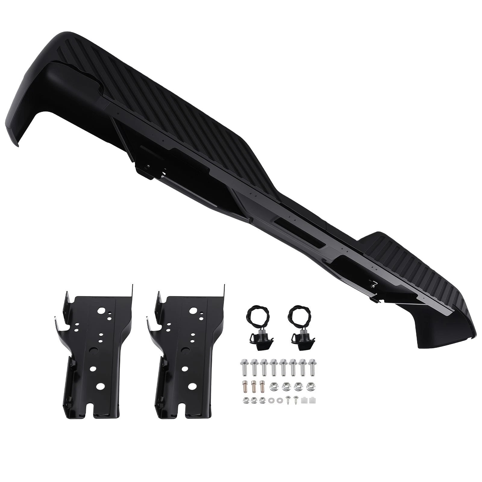 Rear Bumper Assembly for Nissan Titan (2004–2015) NI1103117 Steel Black
