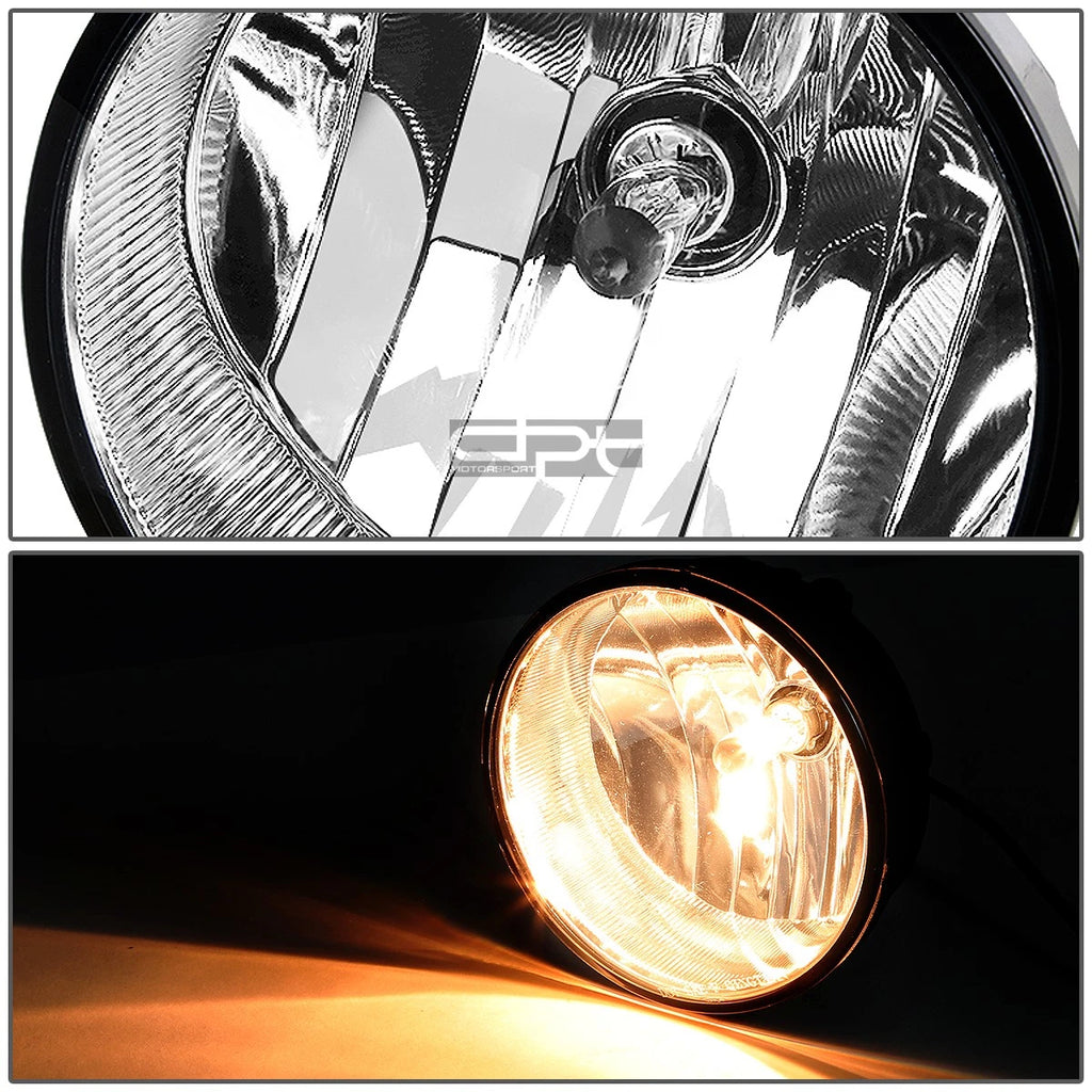 Clear Fog Lights + Switch for Tacoma (2005–2011), Solara (2004–2006), Tundra (2007–2012), Sequoia (2008–2013)