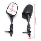 Mini Racing Mirror for Yamaha YZF R6 (2006–2008), YZF R1 (2002–2008) Black