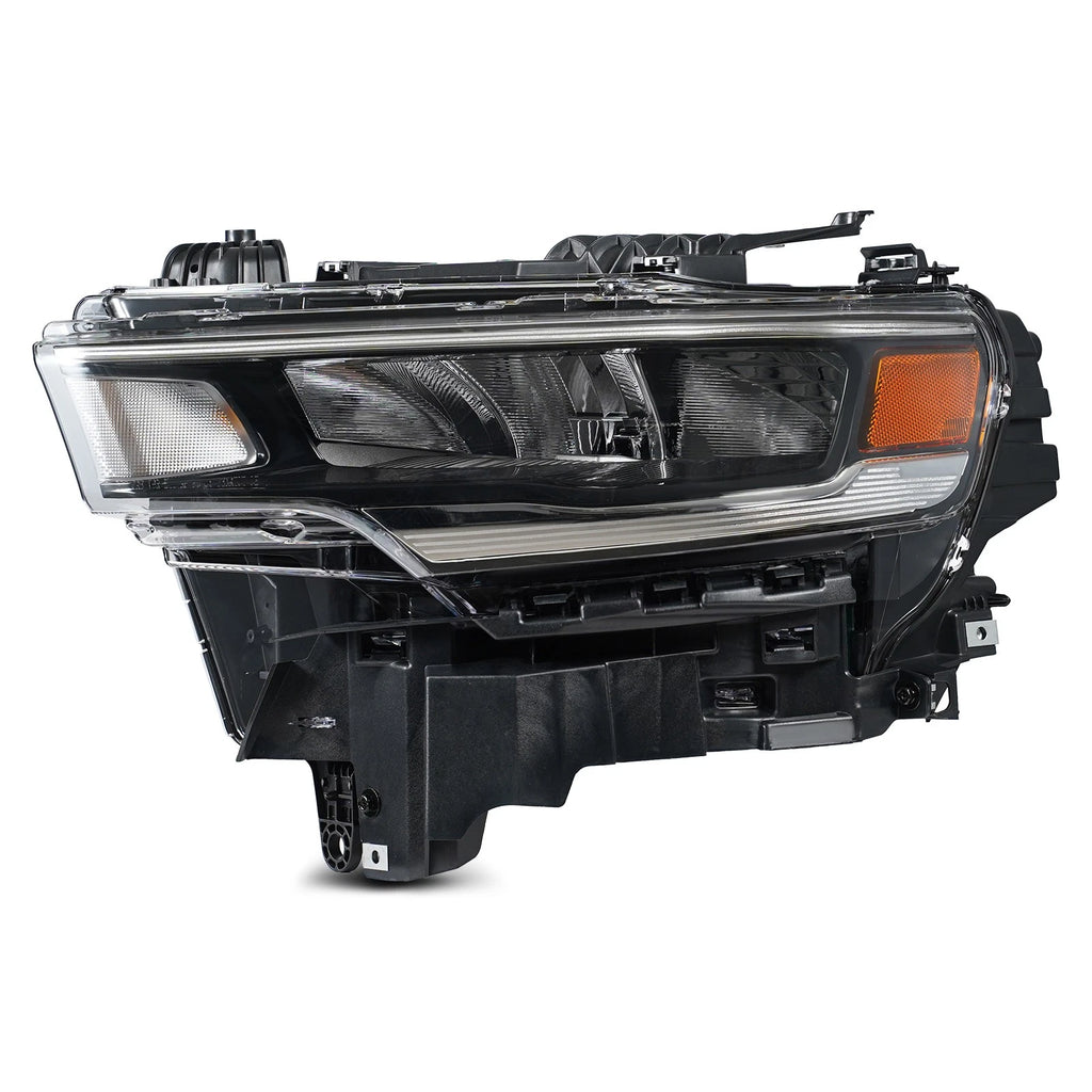 LED Headlight Halogen Turn Signal Chrome Bezel LH for Ram 1500 (2025–2026)
