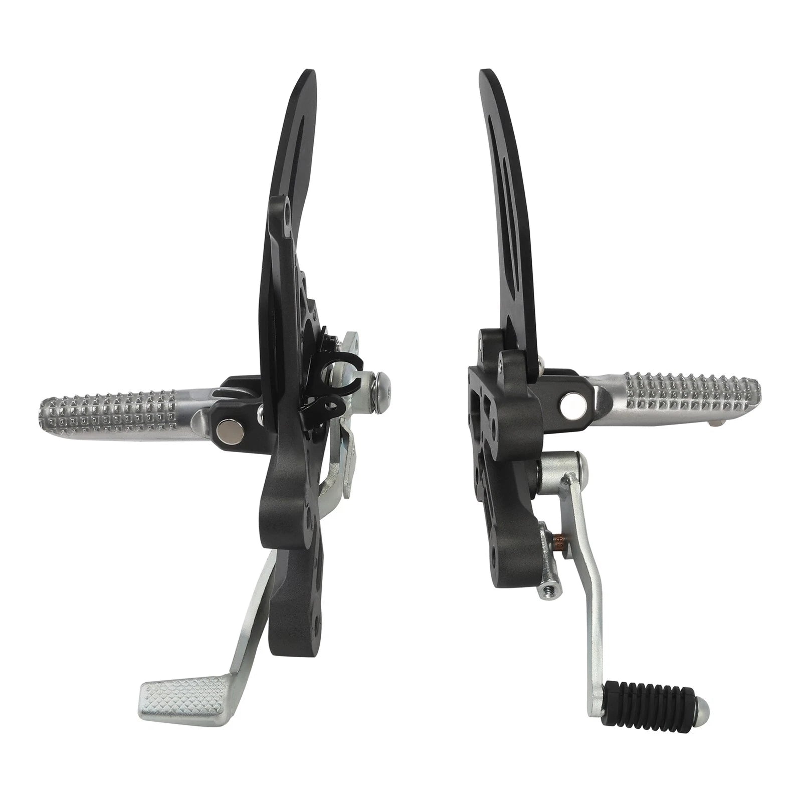 Set of 2 Front Foot Pegs Footrest Pedals Bracket for Yamaha YZF-R7 (2022–2024)