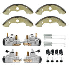 Front Brake Wheel Cylinders & Shoes Kit for Honda Rancher 350 TRX350 (2000–2003)