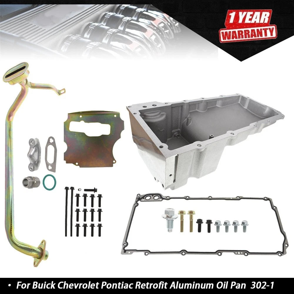 LS Swap Oil Pan Conversion Kit for GM LS1 LS6 LS2 LS3 (2001–2023)