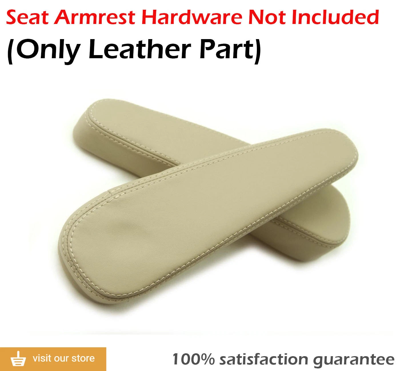 Front Seat Armrest Vinyl Cover for Chevy Tahoe Suburban Escalade (2000–2006) Beige