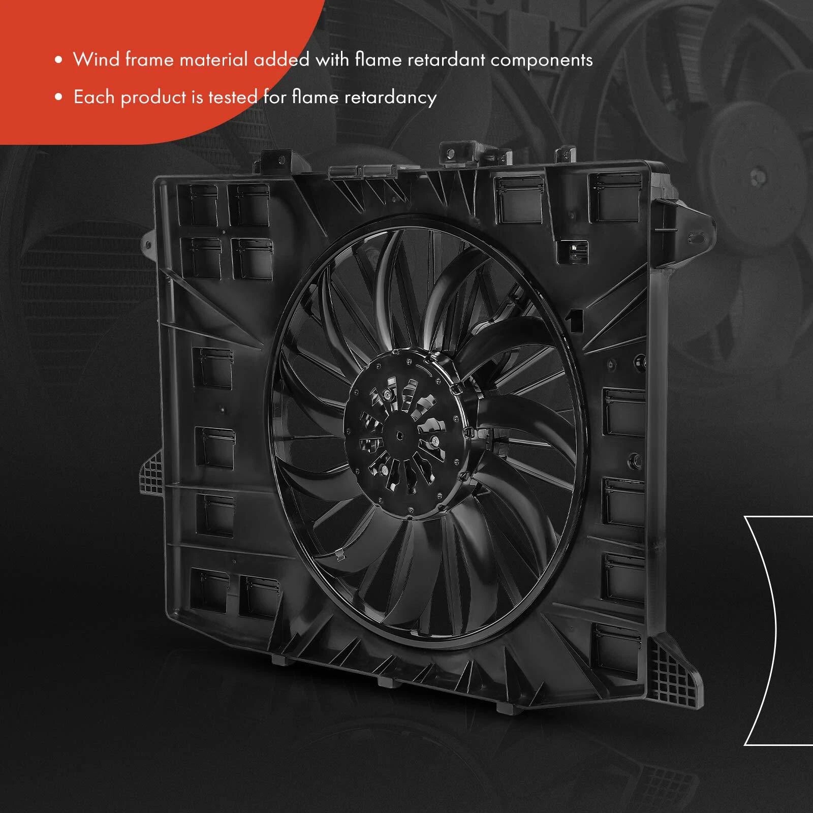 Cooling Fan Assembly with Brushless Motor for Chevy Blazer Cadillac XT5 (2018–2023)