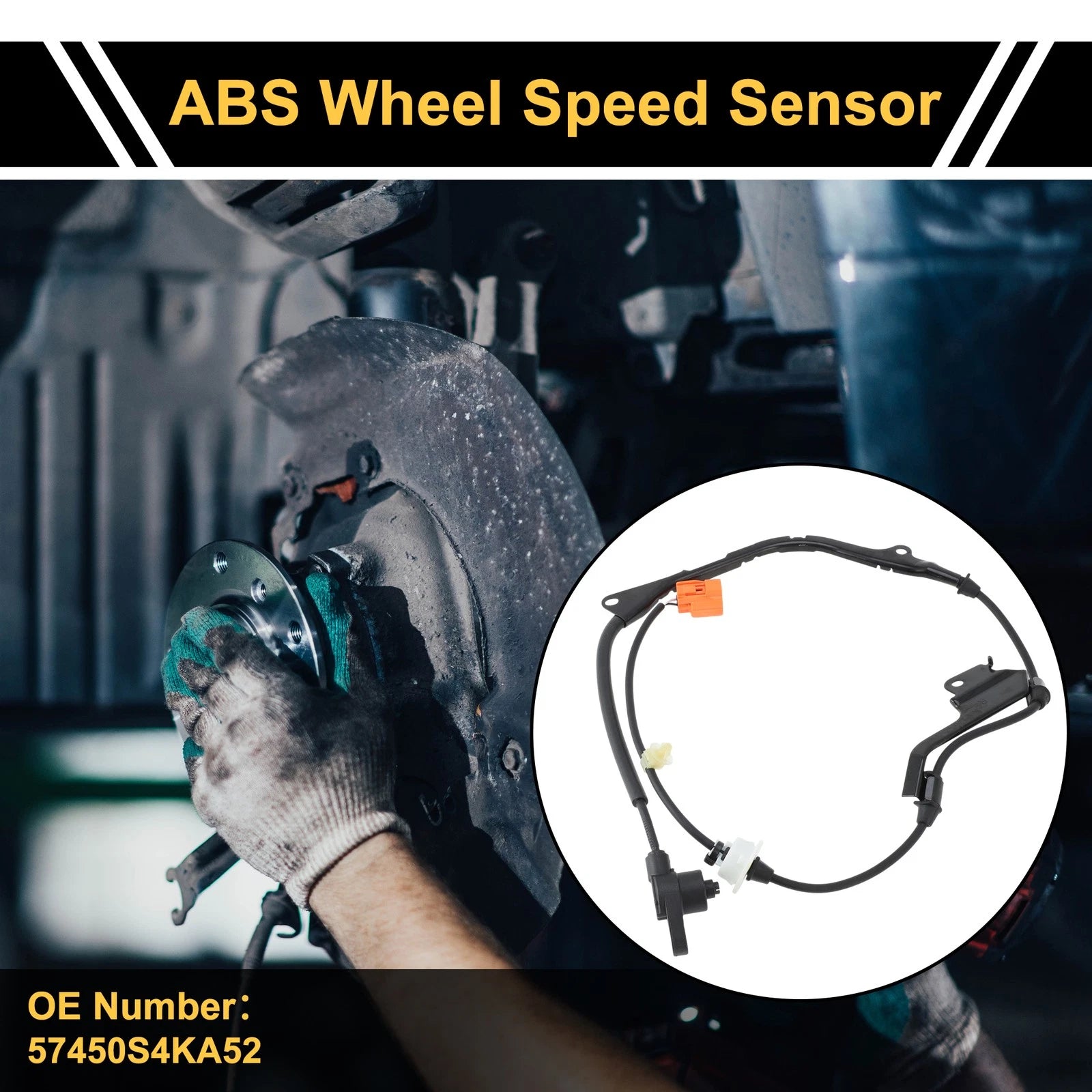 ABS Wheel Speed Sensor No. 57450S4KA52 for Honda Accord (2018–2023)