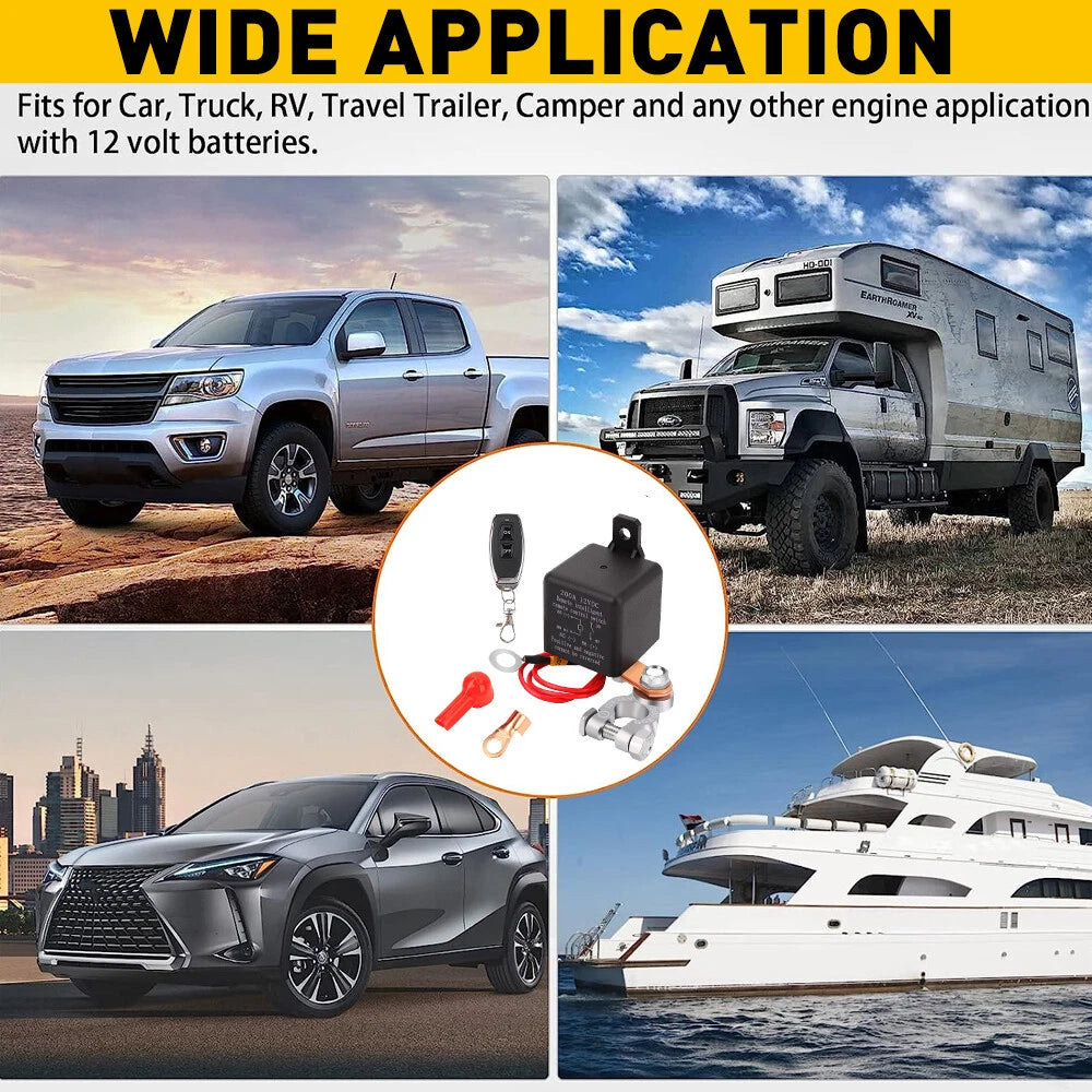 Car Battery Disconnect Switch for Universal Vehicles